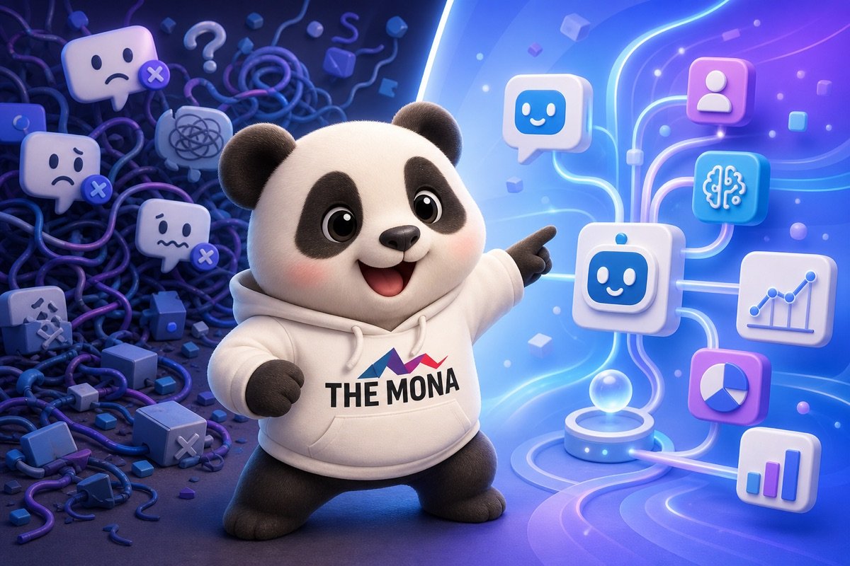 Panda hào hứng chỉ vào sự cải thiện rõ rệt của AI agent so với chatbot cũ, từ hỗn loạn sang trật tự.