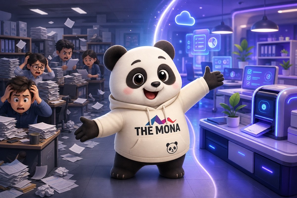 So sánh cảnh hỗn loạn trước và quy trình vận hành trơn tru sau khi áp dụng AI Agent, panda mời gọi hành động.