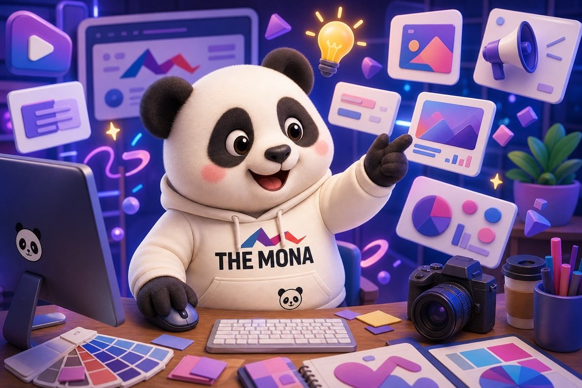 AI chạy Google Ads cho doanh nghiệp, gấu panda tạo nội dung quảng cáo