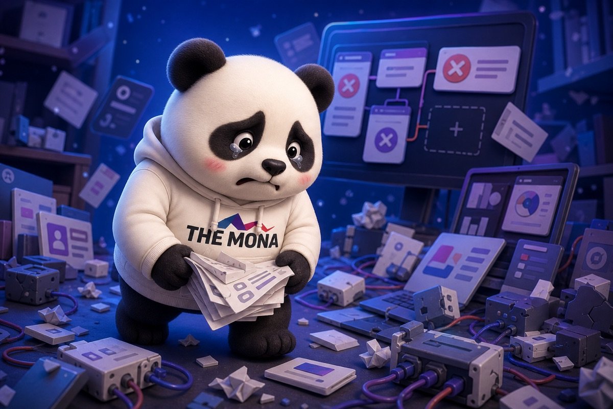 Gấu panda buồn bã, thất vọng vì các giải pháp tự động hóa marketing B2B không cá nhân hóa.
