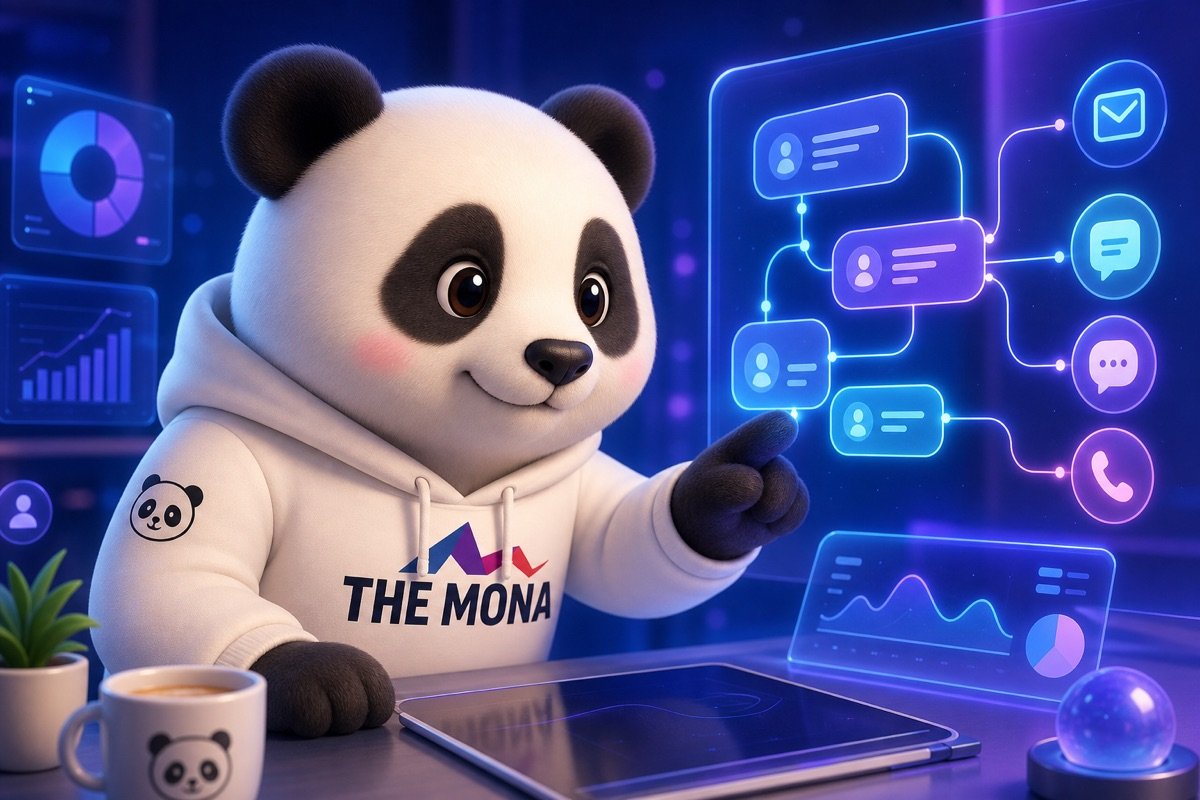 Gấu panda hài lòng với giải pháp tự động hóa marketing B2B cá nhân hóa của MONA.