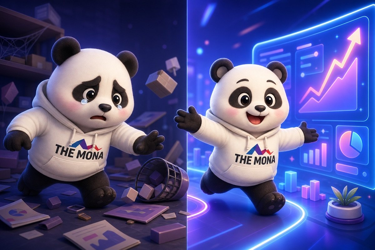 Gấu panda tươi cười mời gọi hành động để không bỏ lỡ cơ hội tự động hóa marketing B2B.