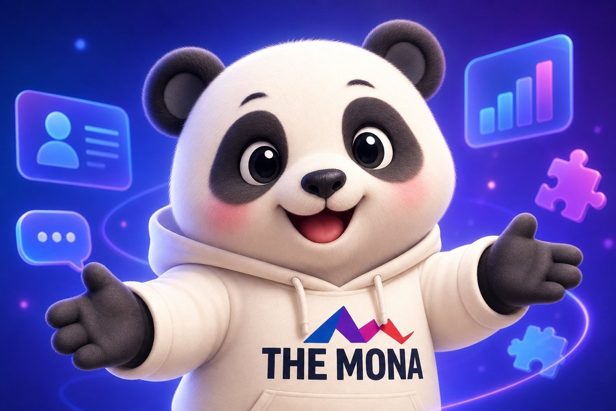 Panda vui vẻ mời gọi doanh nghiệp khám phá hệ thống LMS đào tạo trực tuyến AI tùy biến của MONA.