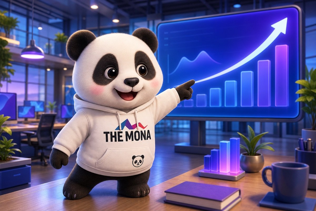 Panda hào hứng chỉ vào con số thành công từ hệ thống LMS đào tạo trực tuyến AI.