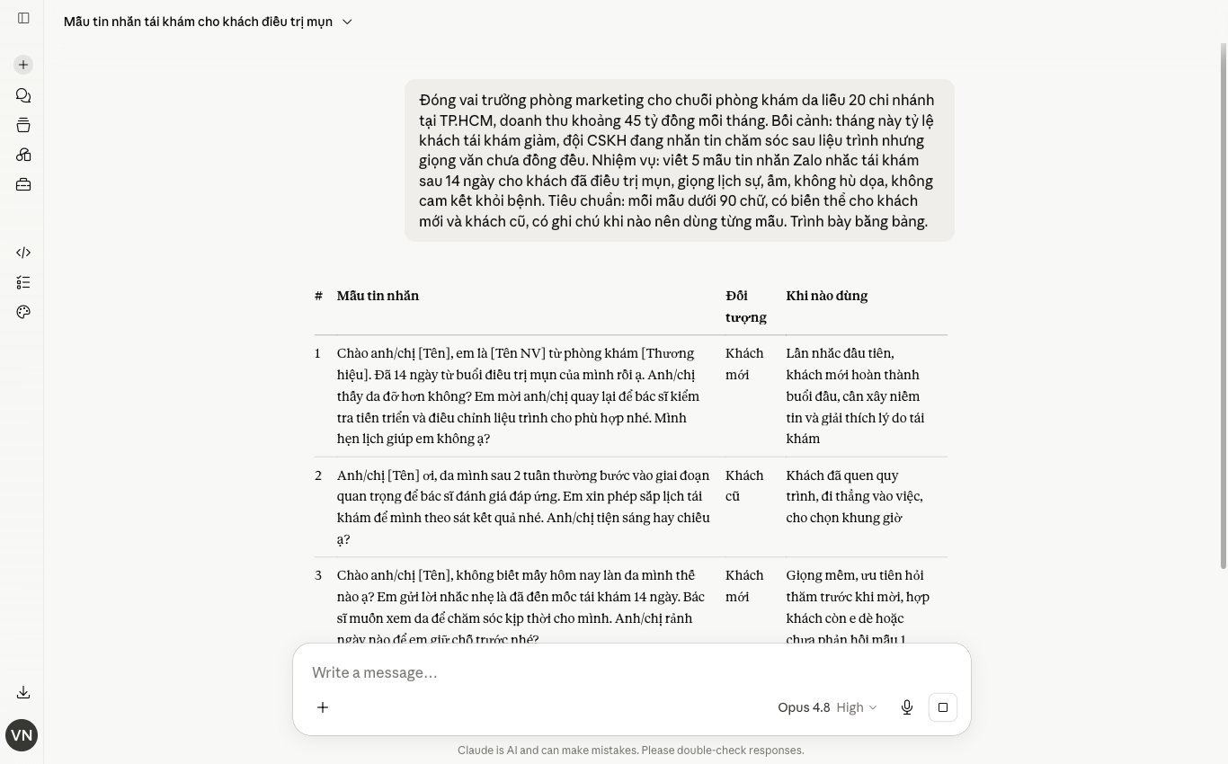Công thức hỏi 4 dòng ép NotebookLM ra đúng việc, đúng giọng, đúng định dạng