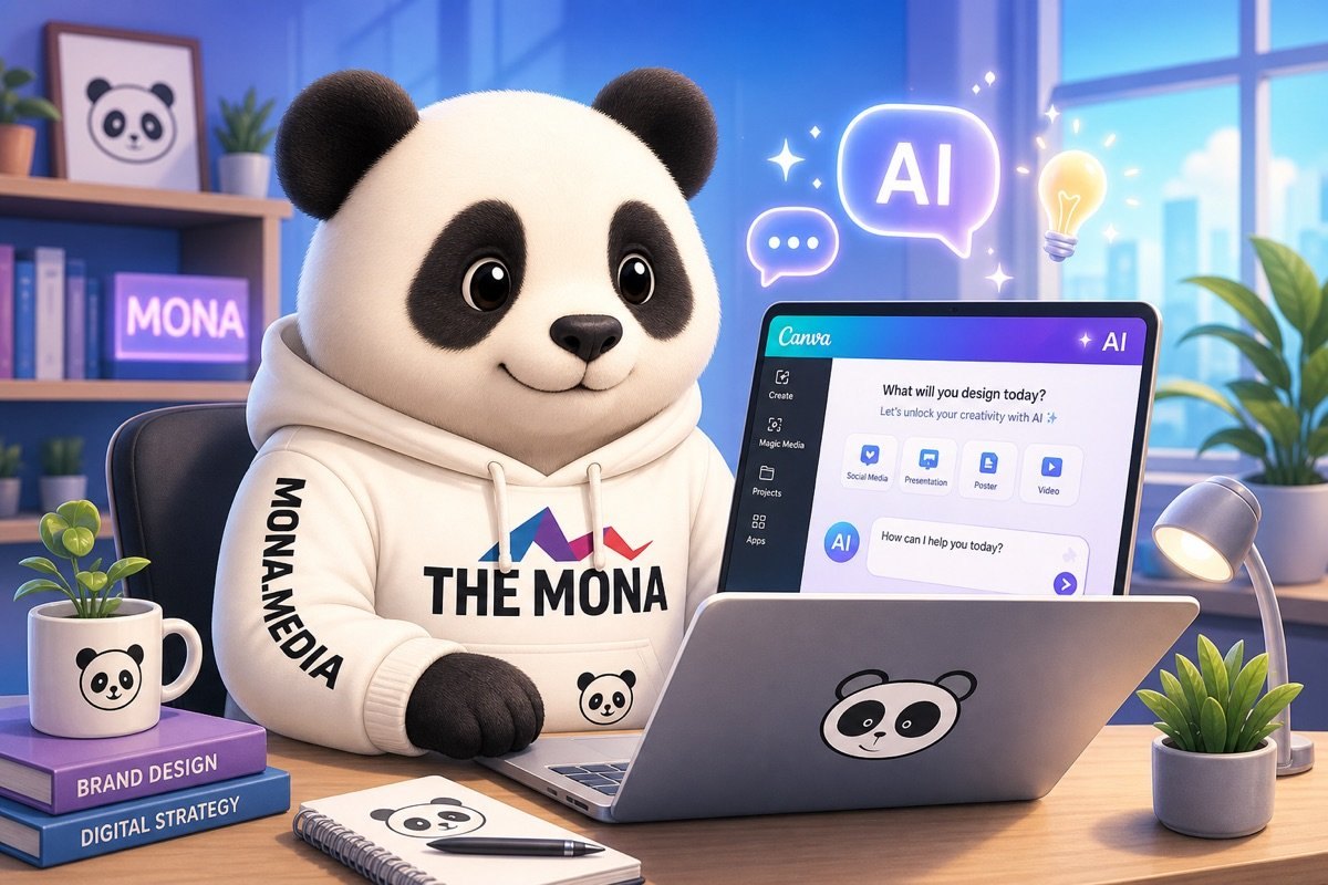Canva AI trên điện thoại