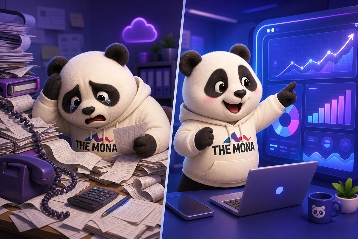 So sánh trước và sau khi dùng phần mềm DMS tự động bán thêm: từ hỗn loạn đến hiệu quả rõ rệt.