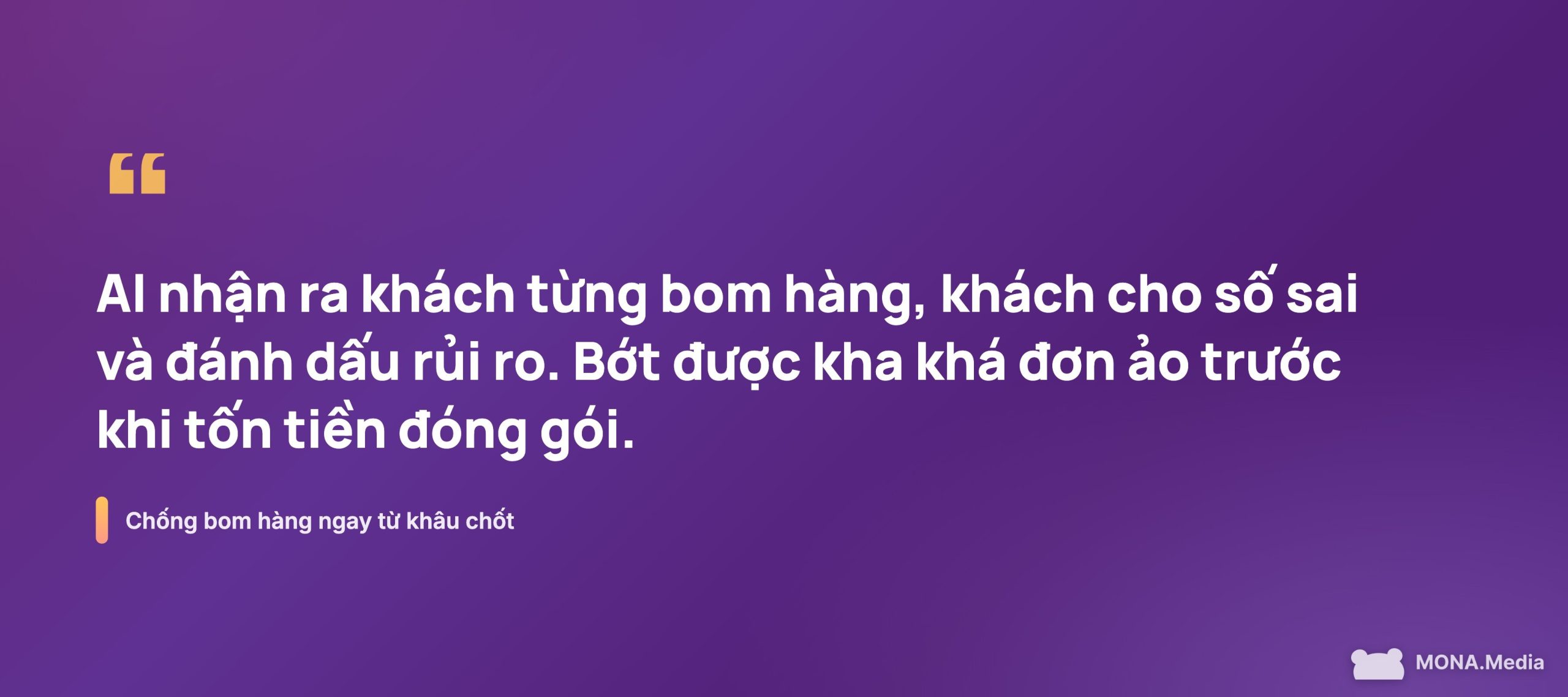 Phần mềm chốt đơn tự động lọc khách ảo và giảm bom hàng ngay từ khâu chốt