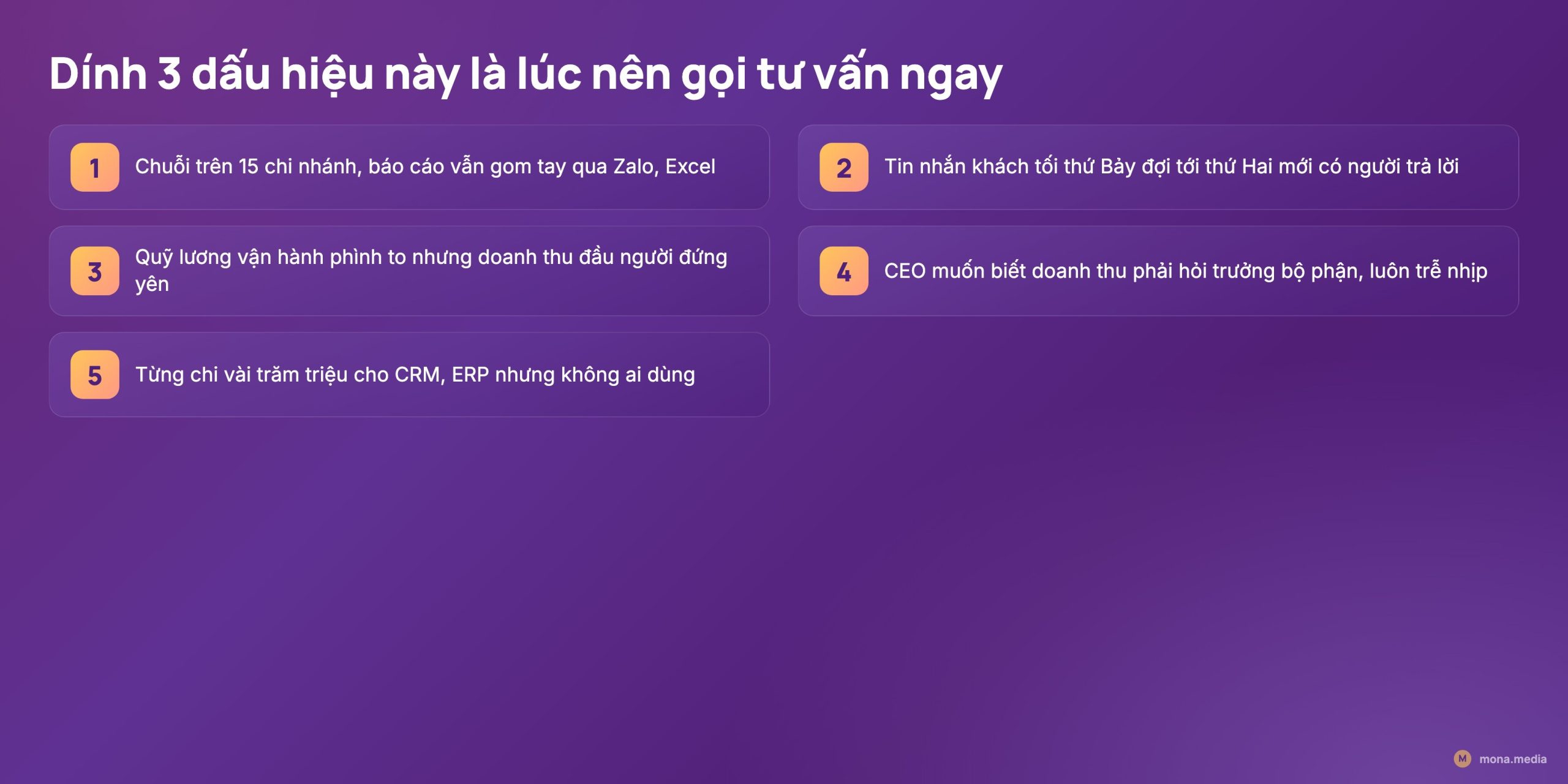 Dấu hiệu doanh nghiệp nên gọi tư vấn chuyển đổi số ngay trong 2026 trước khi đốt thêm tiền
