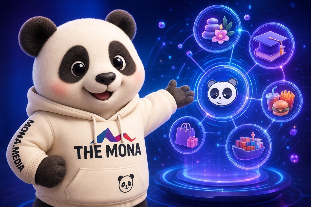 Gấu panda vui mừng chỉ vào các ngành công nghiệp có thể áp dụng tự động hoá doanh nghiệp tương tự.