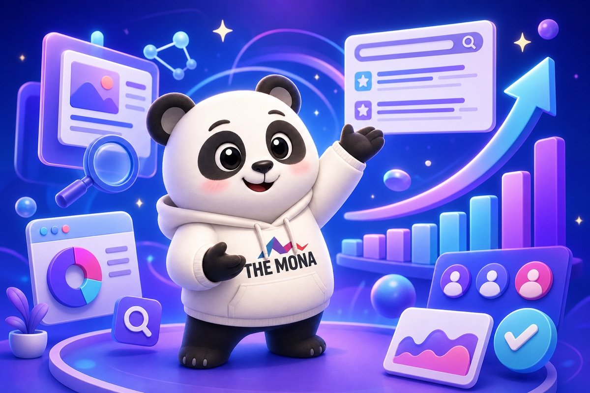 Infographic minh họa các chỉ số tối ưu nội dung và thu hút khách hàng với công cụ AI quản trị website Surfer SEO.