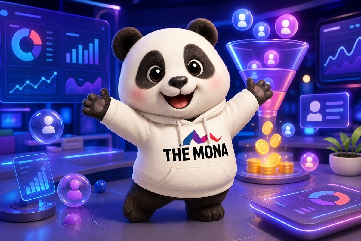 Gấu panda minh họa công ty chạy quảng cáo Google Ads uy tín trong phòng vận hành quảng cáo và doanh thu