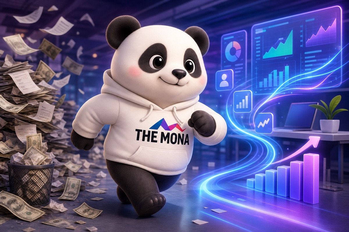 Gấu trúc vui mừng khi giải quyết nỗi đau chi phí marketing cao, nhờ công ty digital marketing ứng dụng AI.