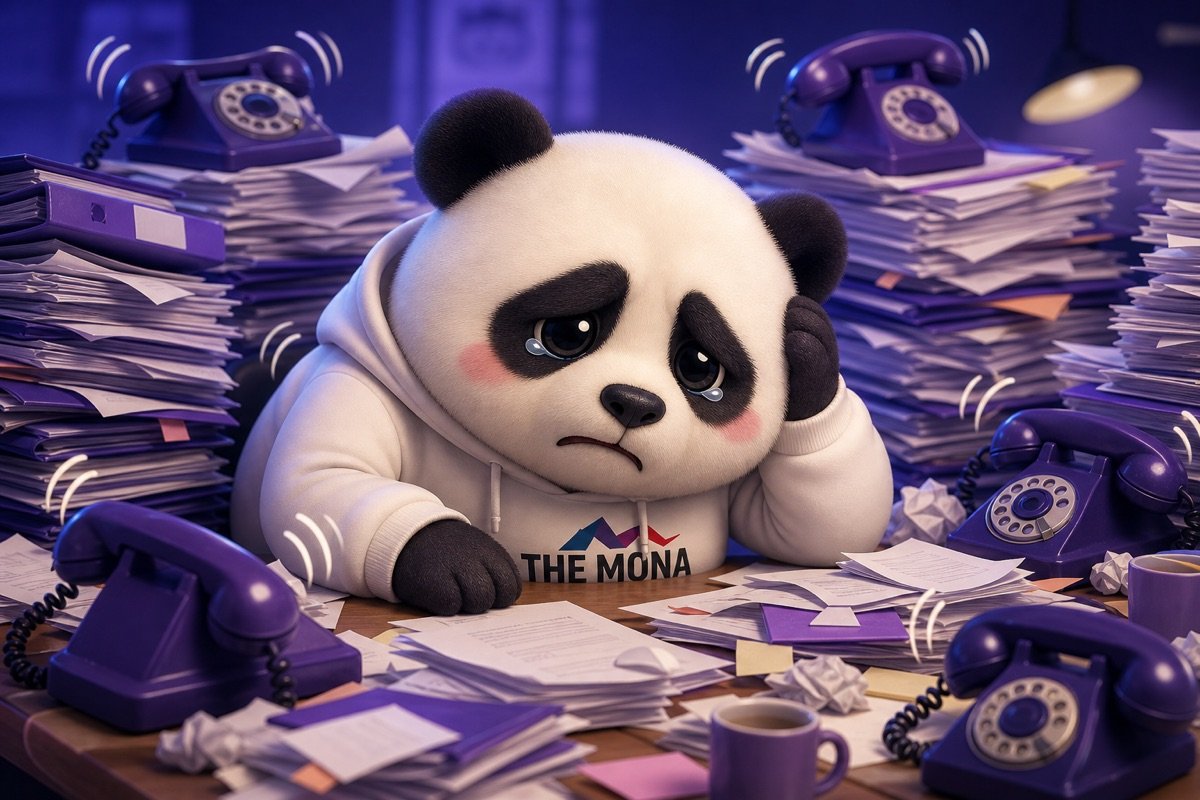 Gấu MONA lo lắng và căng thẳng vì headcount cồng kềnh, công việc chồng chất trước khi có giải pháp AI agent tùy chỉnh.