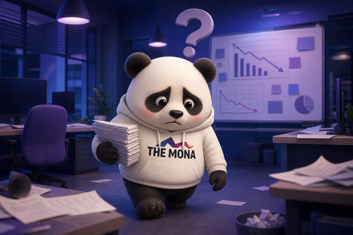 Chibi panda gánh nặng vì lương cao nhưng hiệu suất thấp, minh họa nỗi lo của chủ doanh nghiệp về CRM cho nhà phân phối.
