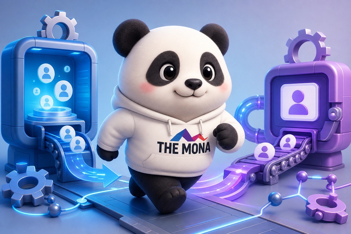 Chibi panda quyết tâm thực hiện quy trình tự động hóa CRM cho nhà phân phối, từ chấm điểm đến theo dõi khách hàng.