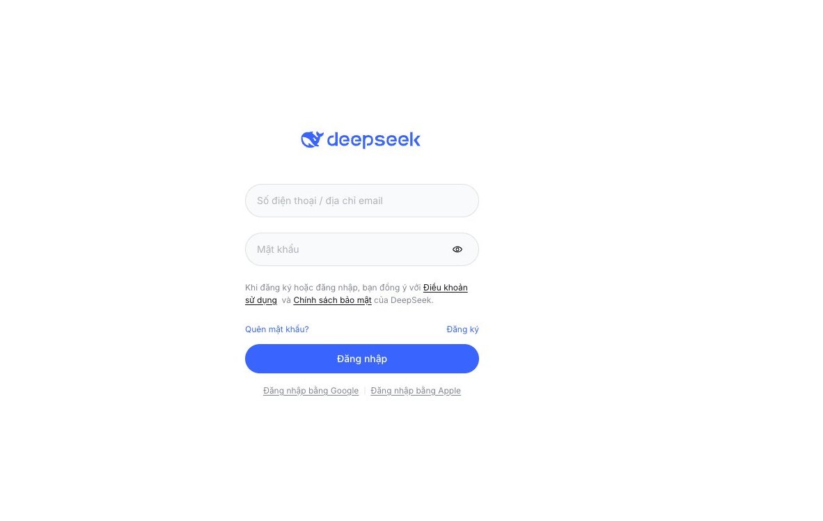 Màn hình DeepSeek đề xuất ý tưởng kinh doanh đột phá cho ngành dịch vụ chăm sóc sức khỏe tại Việt Nam.