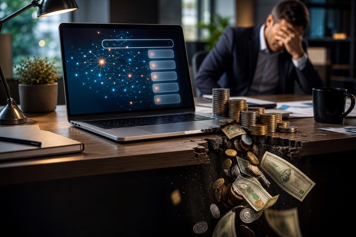 Dòng tiền chảy ra vì không tối ưu AI Search