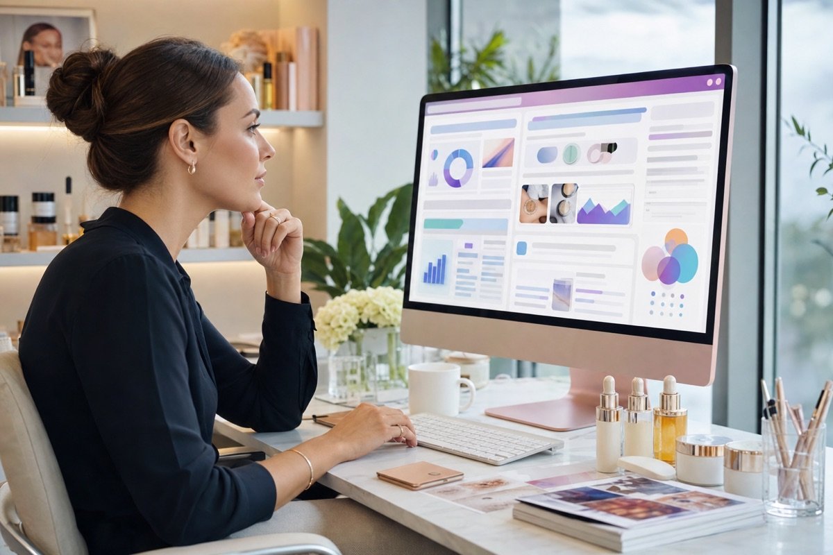 Tính năng Focus của Perplexity trong nghiên cứu ngành mỹ phẩm
