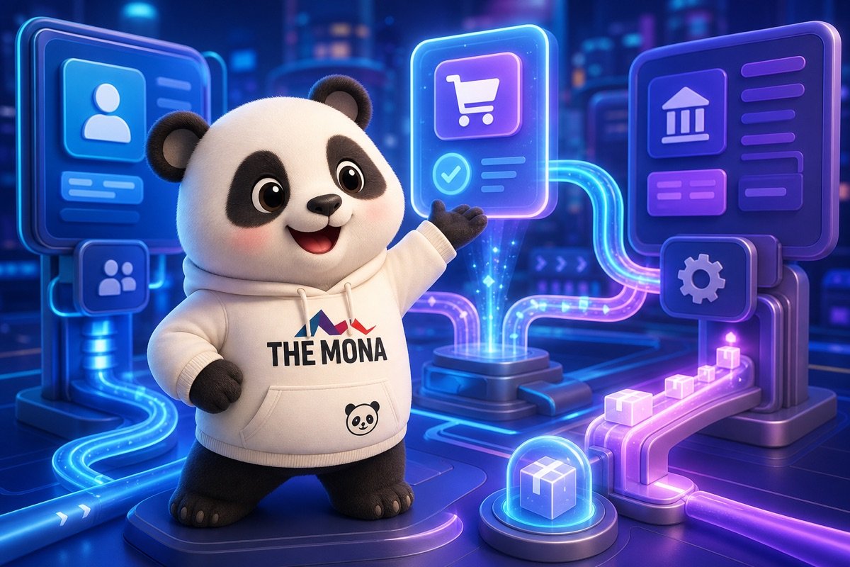 Panda trong môi trường doanh nghiệp lớn, AI Agent tạo đơn hàng tự động tích hợp sâu vào hệ thống.
