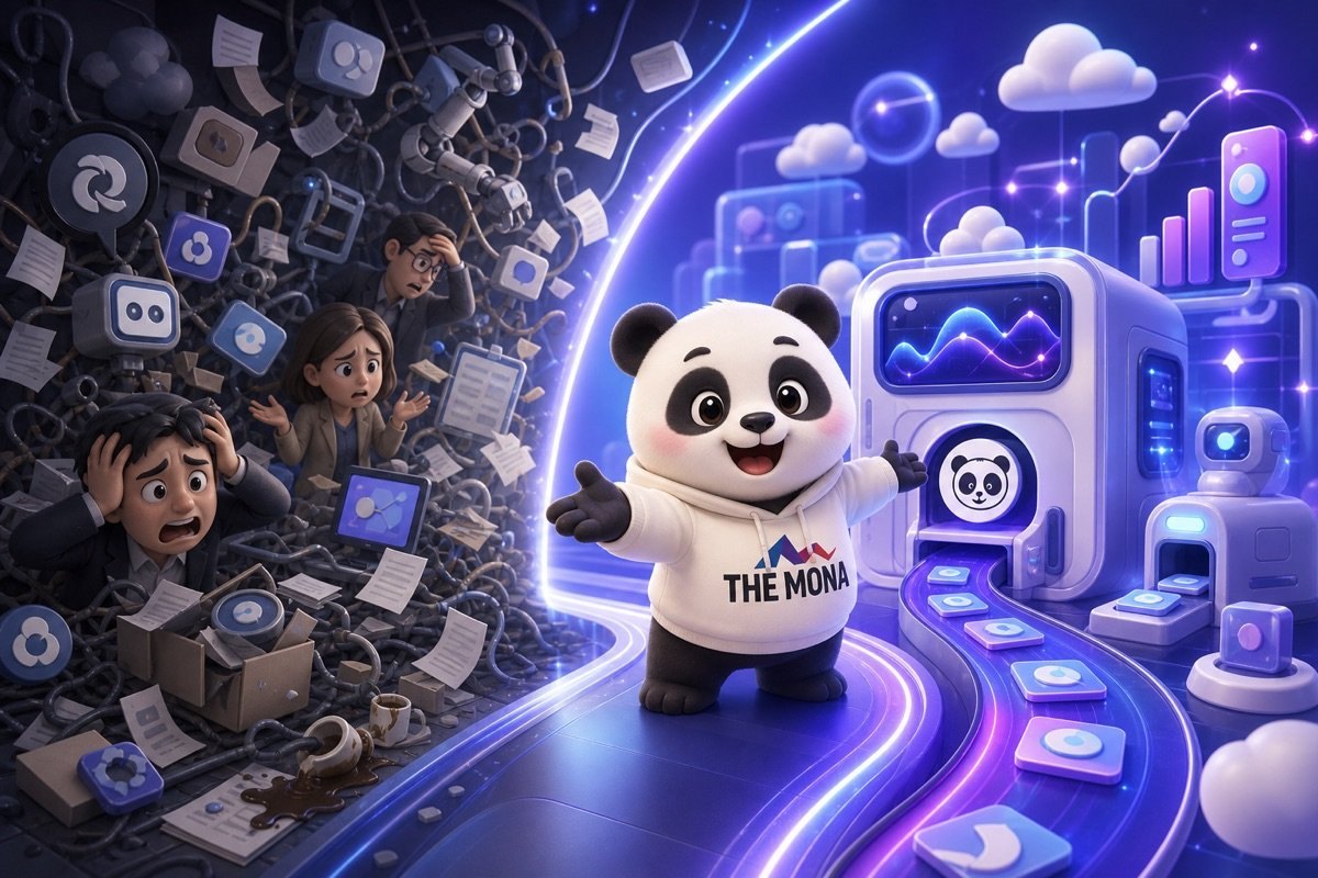 So sánh sự hỗn loạn của AI thông thường và giải pháp Generative SEO của MONA.