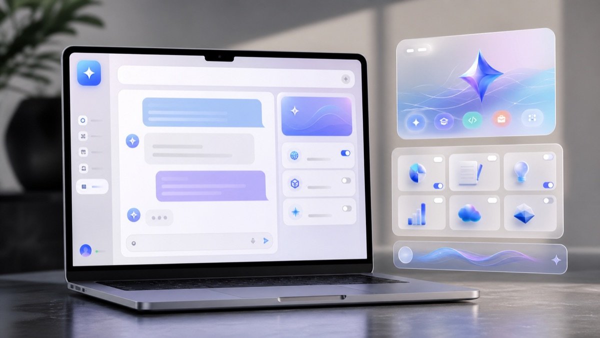 Giao diện Gemini với vai trò <a href=