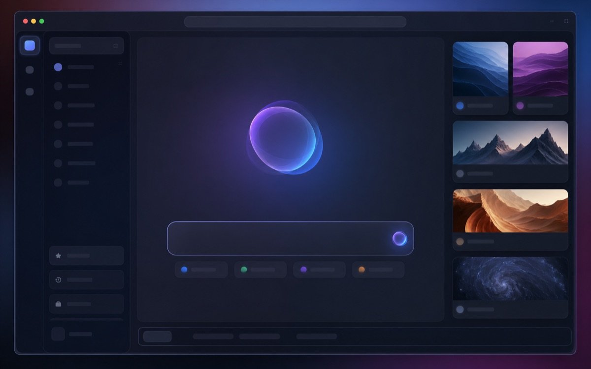 Giao diện tính năng Focus trên Perplexity AI