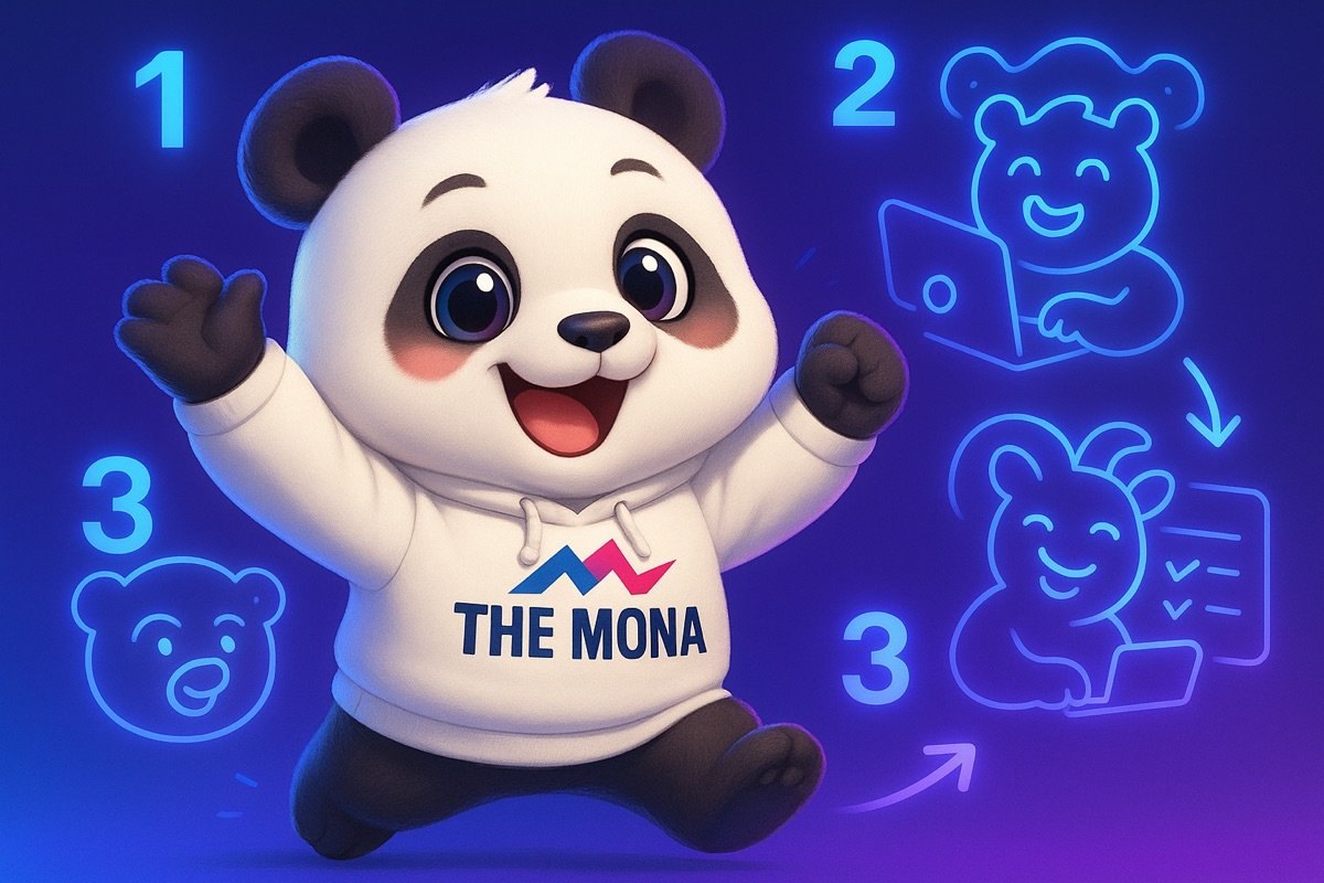 Infographic minh họa các AI Agent của MONA như Gấu Thợ Bào, Dê Cười, Gấu Webmaster, làm việc hiệu quả trong quy trình tự động hóa, giúp tăng công suất và giải quyết vấn đề lương cao output thấp.