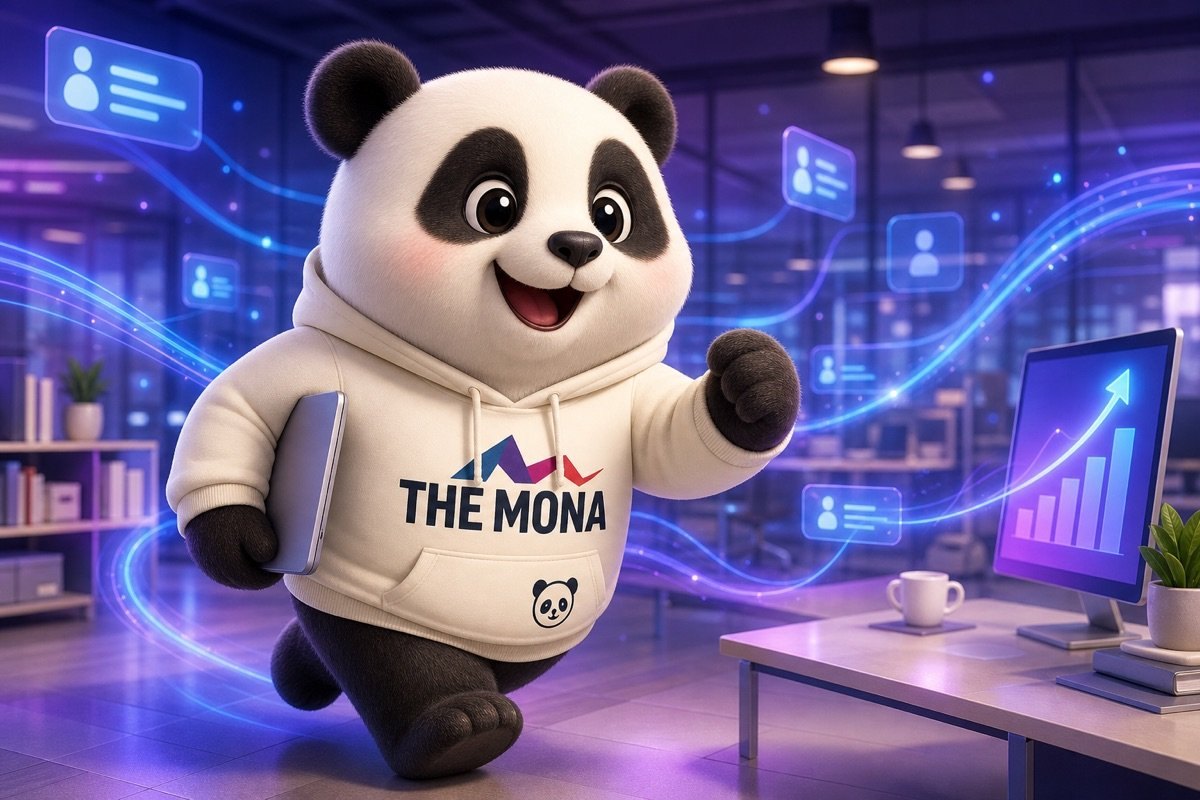 hệ thống ai tự học — minh hoạ AI cho phòng kinh doanh MONA