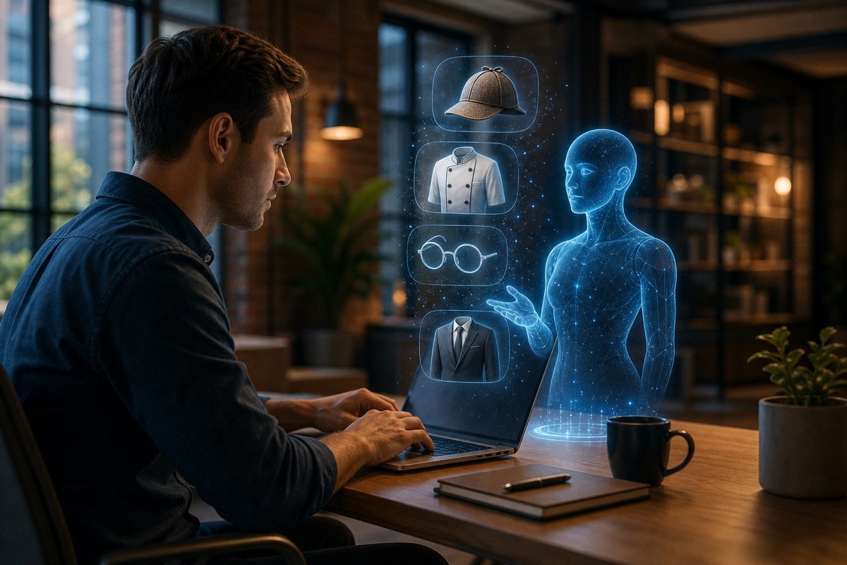Hình ảnh minh họa cách ra lệnh đóng vai cho Perplexity