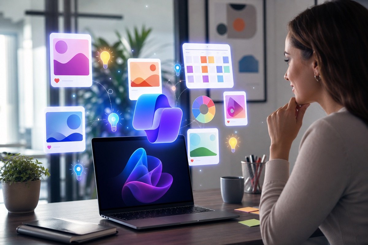 Hình ảnh minh họa Microsoft Copilot tạo ý tưởng nội dung marketing