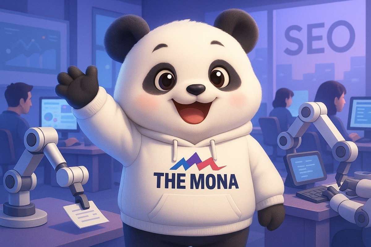 Panda CEO MONA vui mừng với quy trình SEO tự động hóa 90% trong nghề SEO 2026.