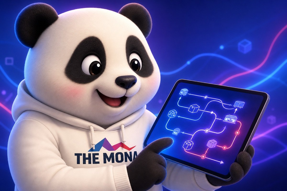 Gấu trúc kiểm soát chuỗi cung ứng với phần mềm tùy chỉnh của MONA.