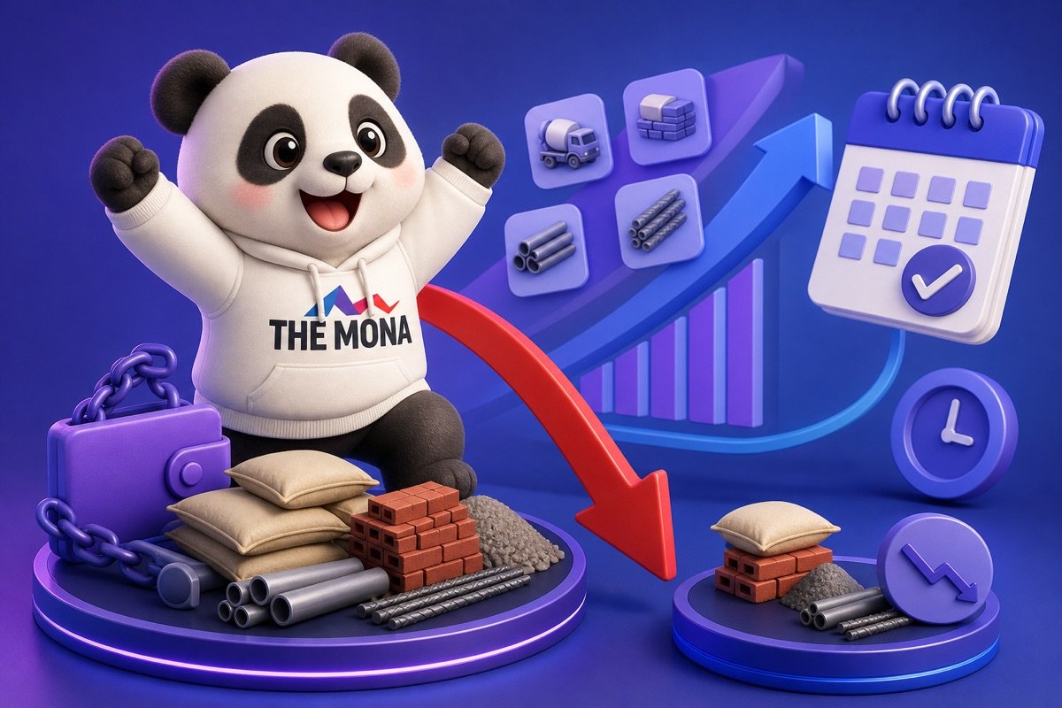 Infographic thể hiện giảm công nợ quá hạn từ 27% xuống 0.5% trong 6 tháng, minh chứng hiệu quả của phần mềm quản lý công nợ trong ngành vật liệu xây dựng.