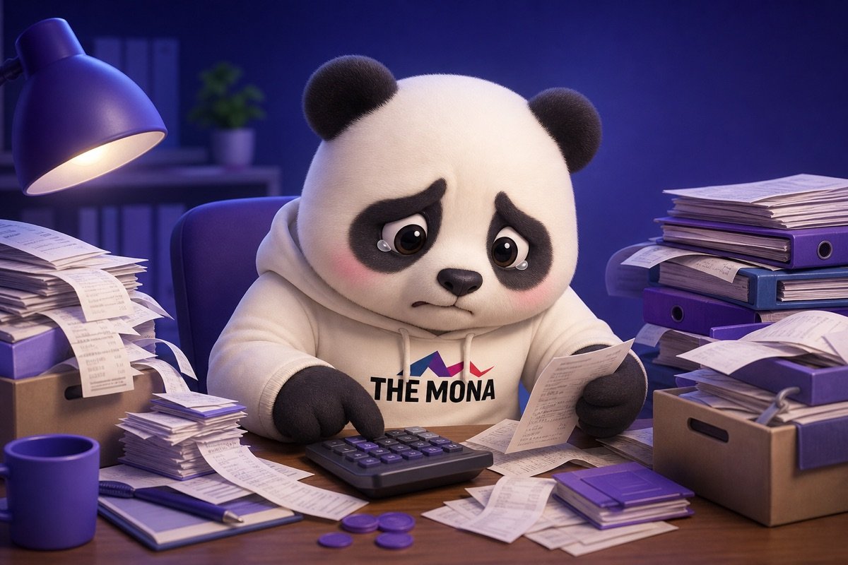 Chú gấu MONA buồn bã, lo lắng khi tiền chảy ra vì quản lý tài sản cố định nhà máy thủ công và chi phí ẩn.