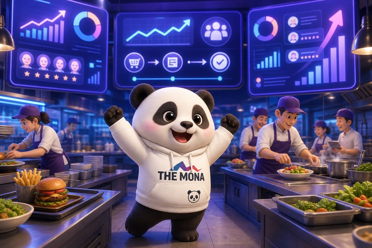 Panda vui mừng chứng kiến website AI tăng 12% tỷ lệ chuyển đổi cho chuỗi F&B.