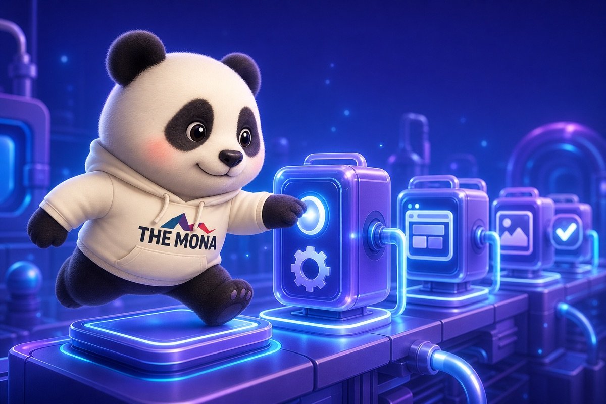 Panda quyết tâm từng bước triển khai tự động hóa cho thiết kế website AI.