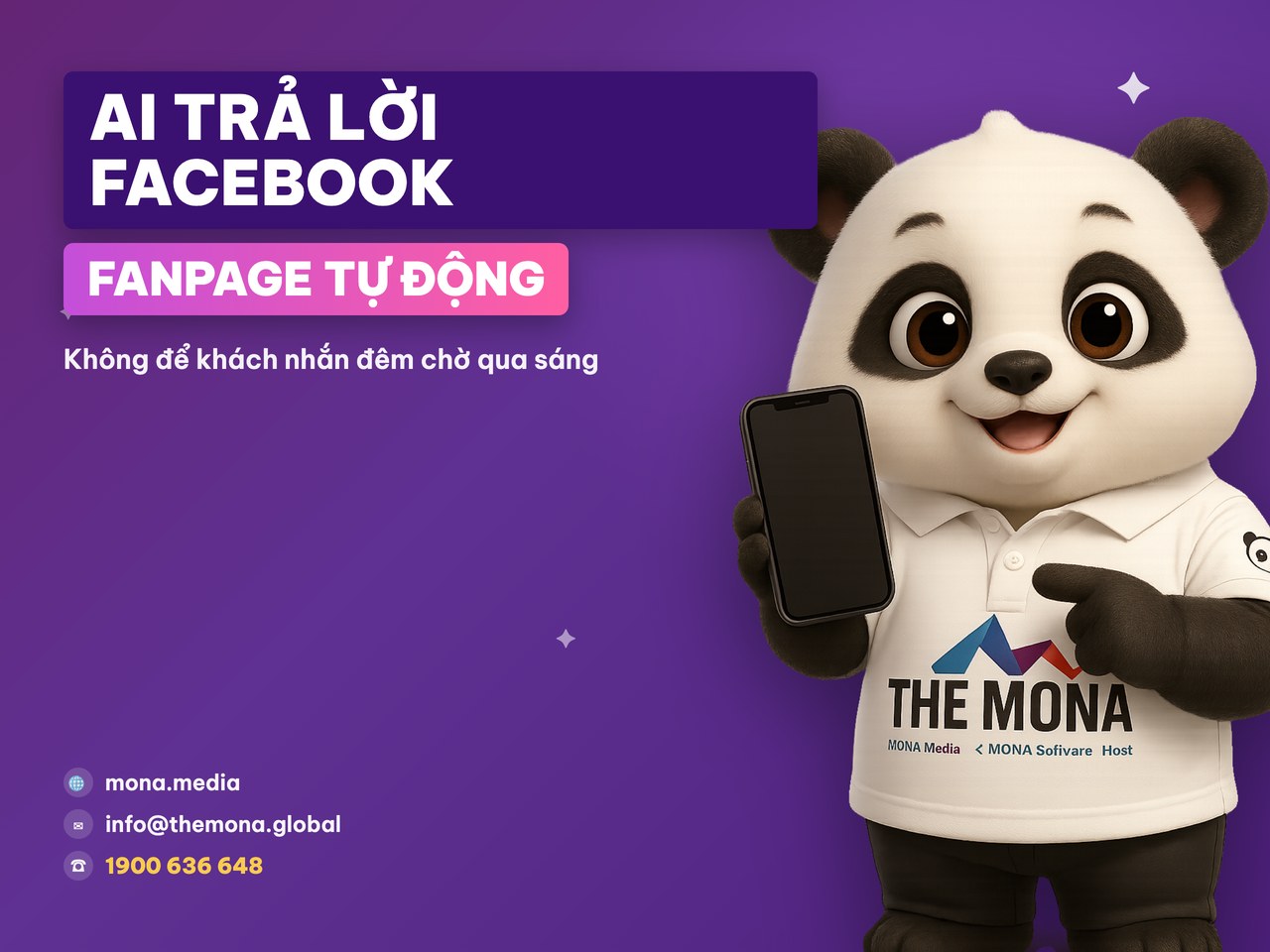 AI trả lời tin nhắn Facebook - MONA