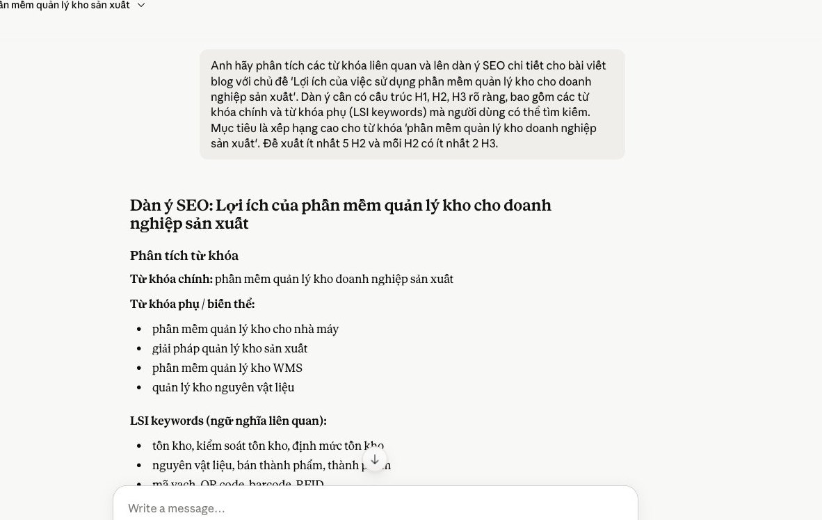 tích hợp Claude vào quy trình