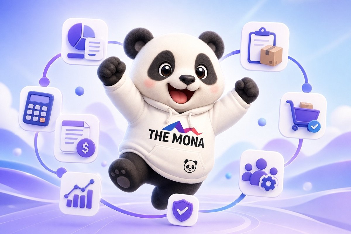 Mô hình tích hợp phần mềm kế toán ERP của MONA: chuỗi mô-đun khép kín, tùy chỉnh, giải quyết quy trình rườm rà.