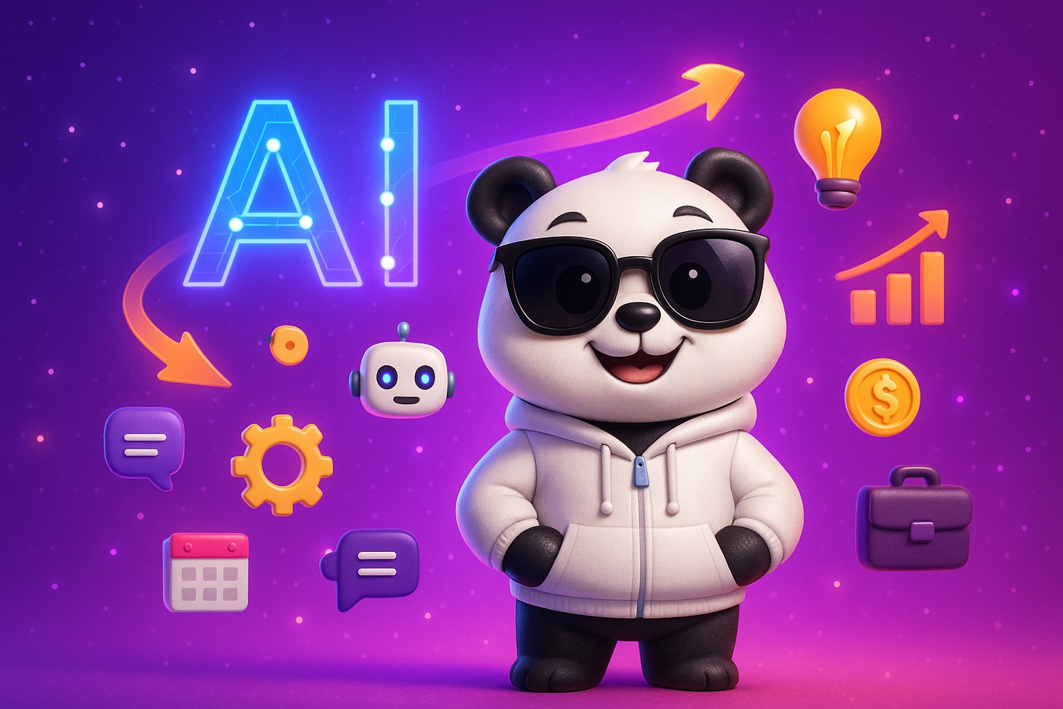 Panda Pixar 3D đứng trước lộ trình AI First glow 6 checkpoint - cẩm nang triển khai AI doanh nghiệp