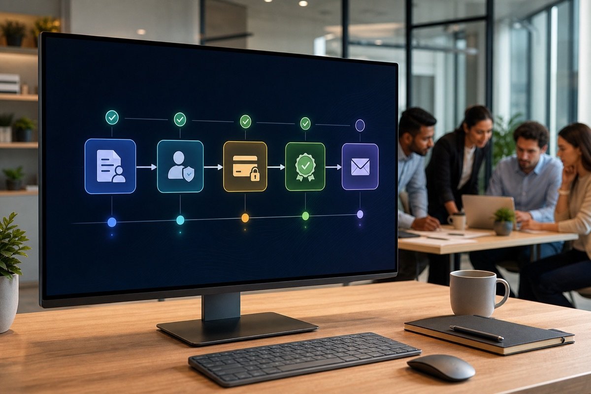 Màn hình Sora hiển thị workflow tự động hoá quy trình