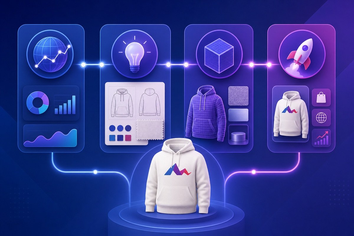 Infographic mô tả các mô-đun phần mềm tùy chỉnh của MONA trong quy trình tự động hóa R&D, từ phân tích đến đề xuất.