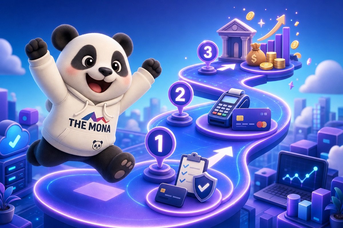 Infographic lộ trình 3 bước để bắt đầu hành trình tự động hóa thanh toán nhà cung cấp cùng MONA.