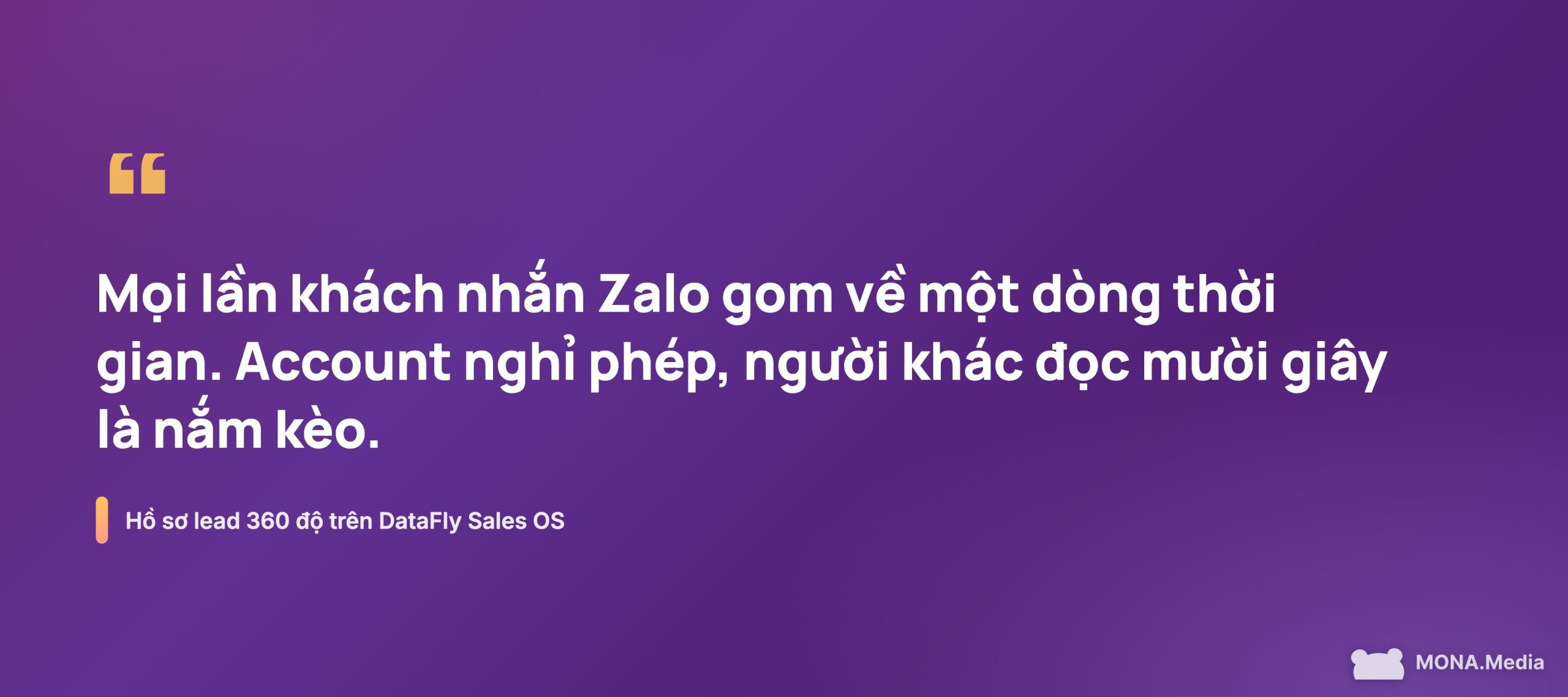 AI trả lời tự động Zalo gom mọi hội thoại về một hồ sơ lead 360 độ
