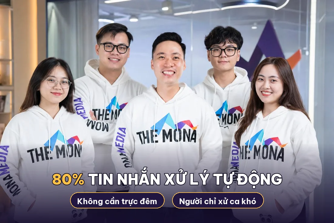 Chatbot Zalo xử lý tự động 80% tin nhắn, đội ngũ không cần trực đêm