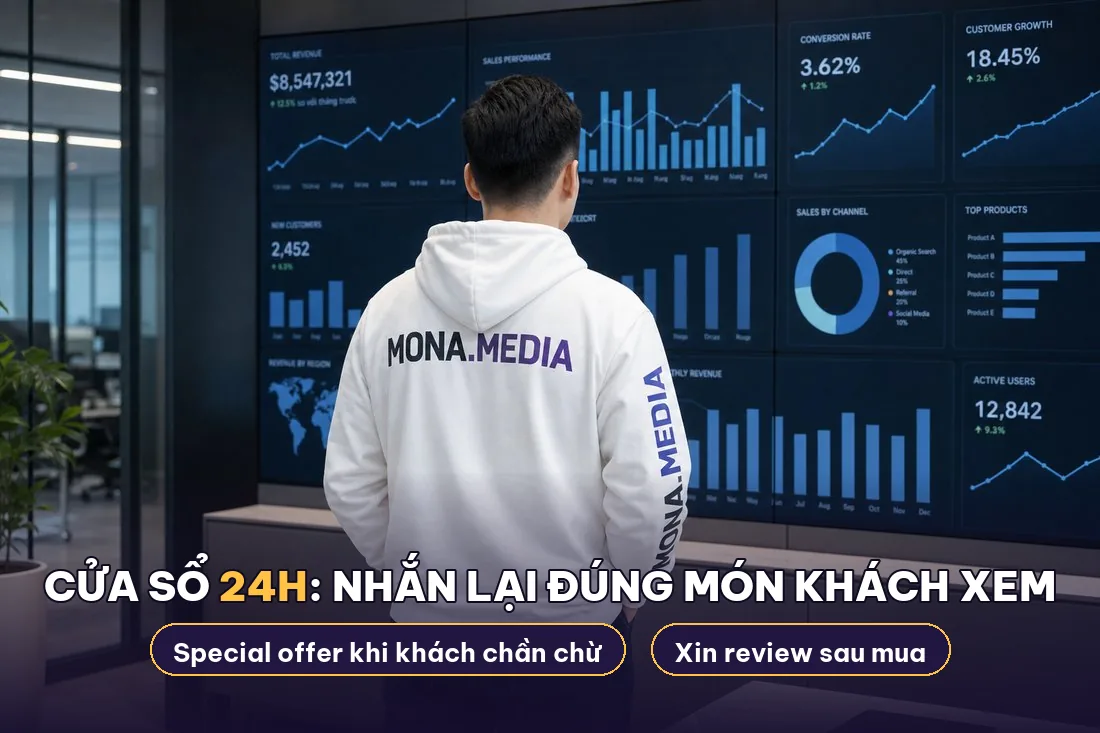 Chatbot Zalo remarketing trong cửa sổ 24h, nhắn lại đúng món khách xem