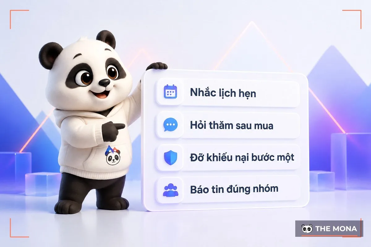Bốn việc chatbot chăm sóc khách hàng làm thay người mỗi ngày