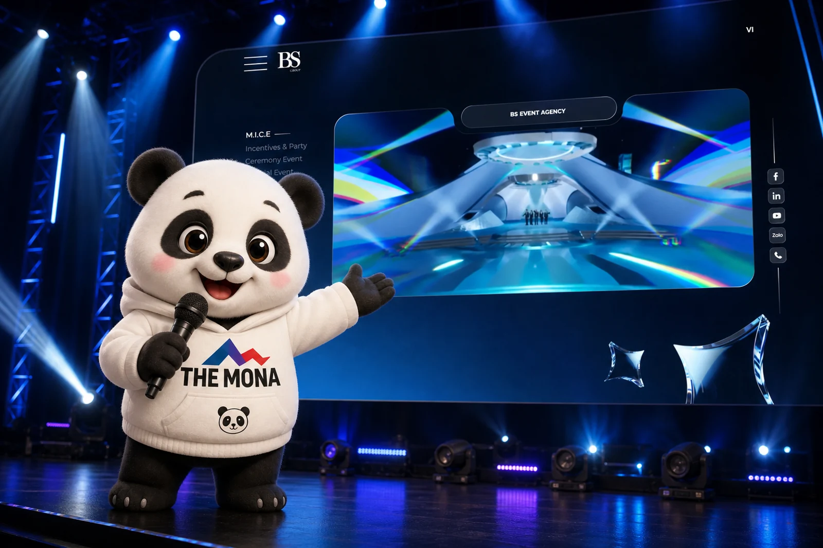 BS Group - web 3D + Gấu MONA