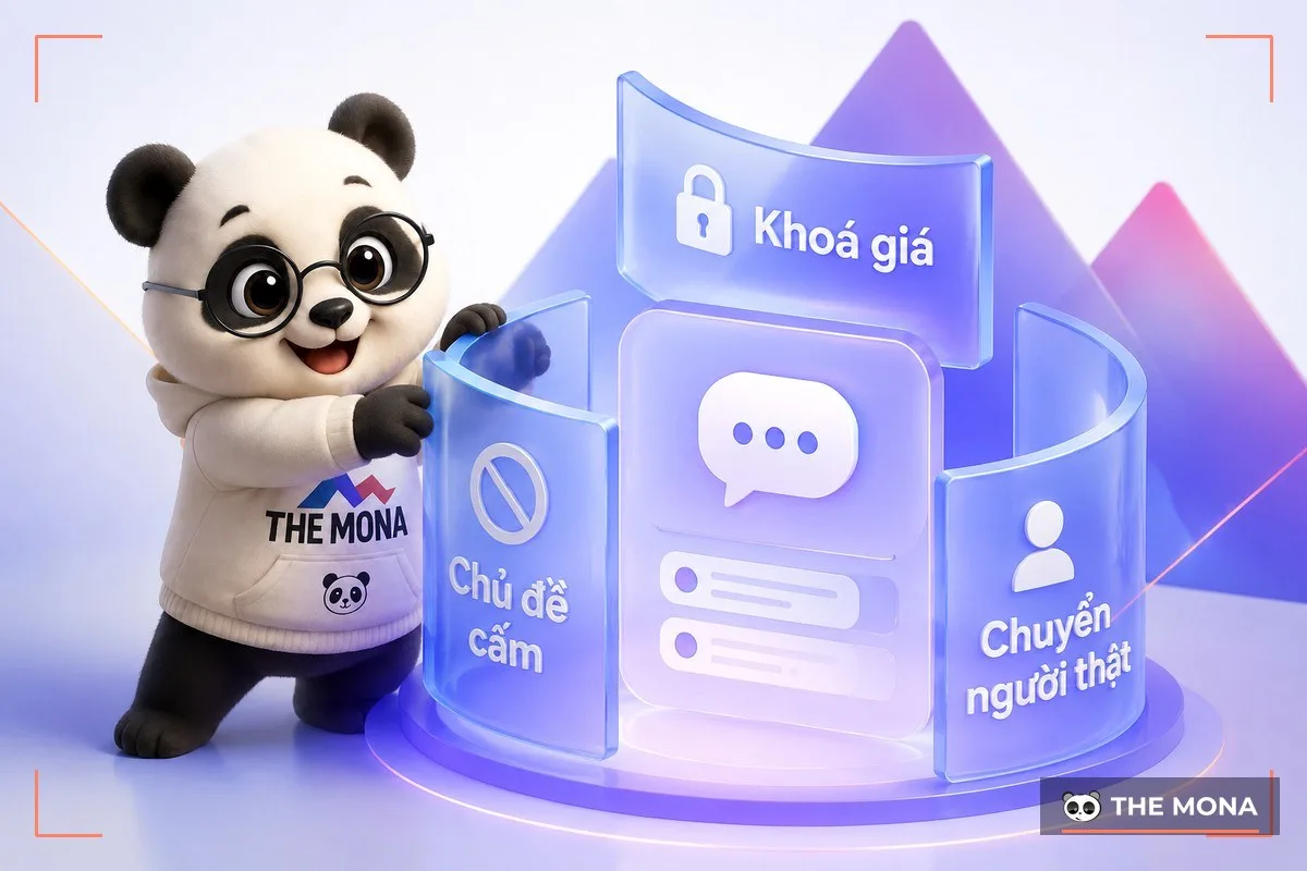 Gấu MONA dựng lớp chặn an toàn cho chatbot không nói hớ